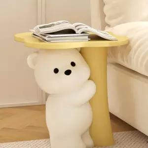 곰돌이 사이드 테이블 거실 침대 캐릭터 협탁 선반 대형