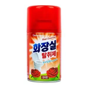 감동 화장실 분사형 탈취제 장미향 280ml 방향 탈취 리필 분사 스프레이