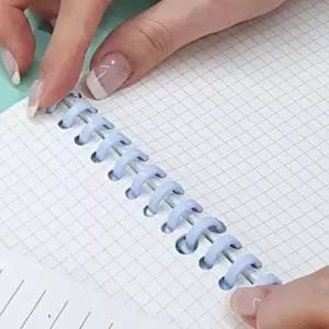 셀프제본 스프링 6구 바인더링 랜덤색상 칼루즈링 루즈링 스프링제본