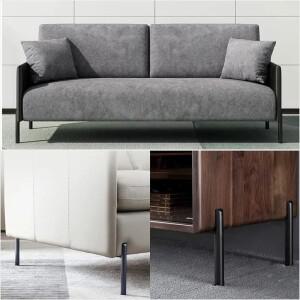 4개 세트 가구 다리 커피 테이블 금속 소파 서랍 수납장 측면 장착형 DIY 교체 호환  용