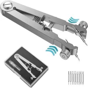 프리조이 워치 스프링 바 플라이어 툴 키트 6825 트위저 내구성이 뛰어난 8개의 합금 스틸 핀 시계 손목