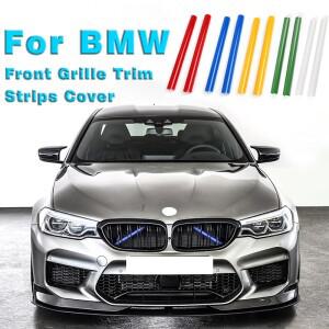 자동차 전면 그릴  스트립 커버 스타일 스티커 BMW X3 X4 X5 G01 G02 G05 F25 F26 2011-2022 호환  내구성