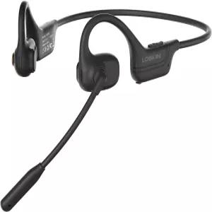 마이크 롭킨 오픈 이어 헤드폰 노이즈 캔슬링 블루투스 헤드셋 및 멀티포인트 커넥트 업무 통화 회의 주행