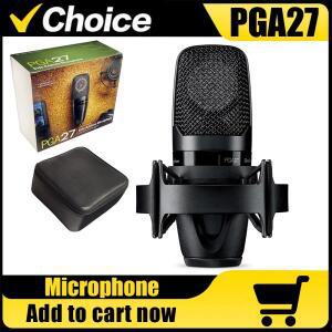 PGA27 베스트급 전문가용 대형 다이어프램 콘덴서 마이크 (라이브 스트리밍 팟캐스트 녹음 노래 더빙용)