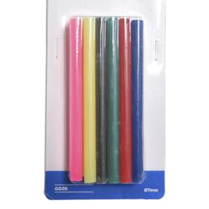 색깔 핫멜트 12pcs 컬러 글루건 심 저온 멜팅 접착제