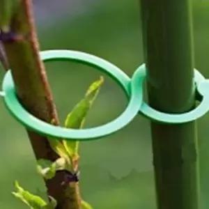 대형 8자 고추 끈 줄 클립 식물 고정 핀 링 철사 줄기 연결 지주대 원예용 타이 나비 버클 화초 지지대 원