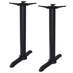 조그풀 테이블 베이스 전용, 다리 28인치 2개 세트, 가구용 주철 금속 다리, 커피 다이닝 데스크, T-베이스