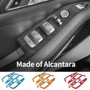 BMW X5 G08 자동차 창 제어판 장식 스트립 프레임  스티커 Alcantara 인테리어 튜닝 악세사리로 제작
