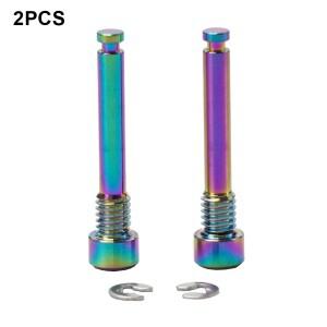 2개 티타늄 볼트 나사형 디스크 브레이크 시스템호환  녹 방지 SR AM Avids 자전거 악세사리용