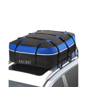 MCBD 루프탑 화물 카탑 수하물 소프트쉘 차량용 방수 모든 보관 가방 장착 포함 루프백 가방 차량 15세제곱피트 SUV용 운반