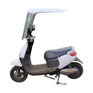 오토바이 지붕 바이크 윈드스크린 화이트 비가림막 백미러 썬루프