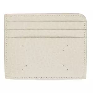[메종 마틴 마르지엘라] 메종마르지엘라 25FW 스티치 로고 카드지갑 크림화이트 SA3VX0007 P4455 T2003