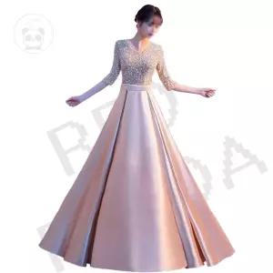 슬림 공연복 드레스 합창단 무대복 단체복 레드판다몰 이브닝 합창복 의상 피로연 연주회 원피스 롱 무대