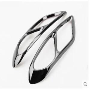 포드 몬데오 퓨전 세단 2013-2019 자동차 후면 듀얼 배기 머플러 엔드 파이프 스티커 스테인레스 스틸 커버