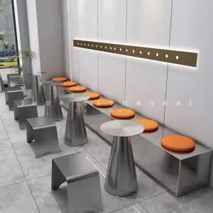 스텐 원형 실버 원두 분리기 유청 스테인리스 카페 1kg