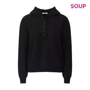 [SOUP](타임스퀘어점패션관)데일리 버튼업 후드 니트 (S5CLK20)