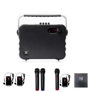 세텍  EV- 9800S EV-9800 +가방+무선마이크  휴대용앰프  학교 강의 수업 교육 종교 행사