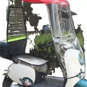 캐노피 바람막이 비가림막 A 햇빛 블랙82cm더블 우산 바이크 스쿠터