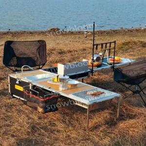 캠핑 개수대 조리대 이동식 세면대 접이식 휴대용