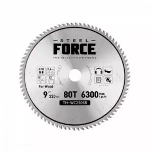 톱날 목공 원형 합판날 80T 스틸포스 (WFKBGOK)