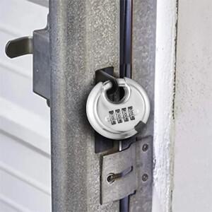 4자리 코드 잠금 자물쇠 비밀번호 조합 스테인레스 스틸 방수 하드웨어 보석 홈 맥세이프 도어 액세서리