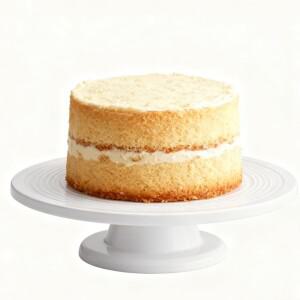 플라스틱 케이크 턴테이블 화이트 원형 회전 스탠드 베이킹 쿠키 머핀 용품 액세서리