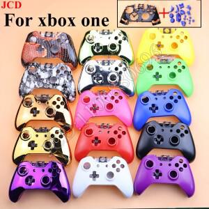 [호환품]도금 및 플라스틱 케이스 교체 전체 게임 패드 쉘 버튼 모드 키트 구성 요소 Xbox one 용 컨트롤러