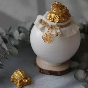 달항아리 신발장 소금 보관 항아리 독 식당 소금선물 소금항아리