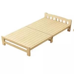 평상형 침대 프레임 수납 틀 이동식 보조 원목 패널