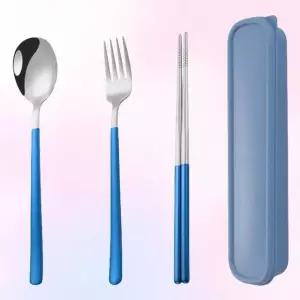 휴대용 수저보관함 방수 케이스 직장인 도시락 파우치 (WFKBF8T)