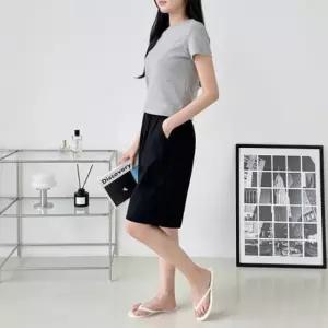 여성 반바지 숏팬츠 밴딩 편한반바지 카고 썸머 (WFKB54T)