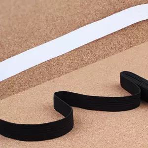 국산 골고무줄 납작고무줄 하얀 검정 골밴드 고무줄 납작고무줄 골고무줄