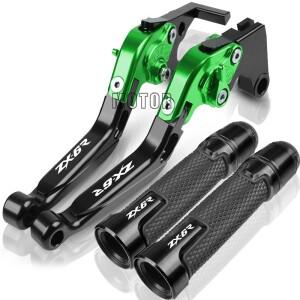 CNC 바이크 오토바이 레이싱 핸들 그립 브레이크 레버 KAWASAKI ZX6R 2007 R