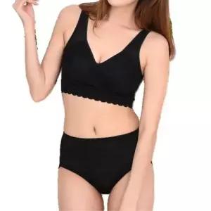 시원한 인견 풀컵 브라탑 삼각팬티 세트 WFIPU5D