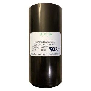 [미국배송] 208250 MFD (UF) 3 hp호환 스타트 커패시터 프랭클린 275463111 2823028110 2823028310 및 TUHORSE TCB30M230DLX의 호환 대체품 TUHORSE용 BMI로 미국에서 생산됨