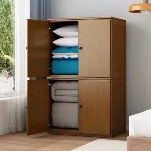 싱글 장롱 앤틱 높이66깊이52단층 안방 수납장 미니 원룸