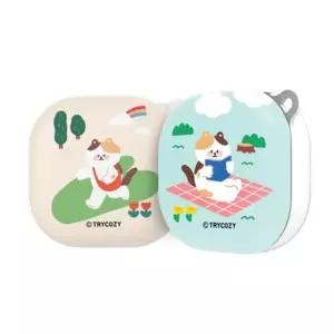 버즈라이브/버즈프로 하드케이스 냥이의나들이 KUZ8+3cHK