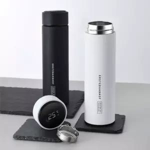보온 병 텀블러 보냉 스텐 리스 스테인레스 온도계 스마트