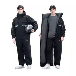 겨울배달 옷 기모 점프수트 작업복 성인 패딩 점프슈트 라이딩 남자 오토바이 방한