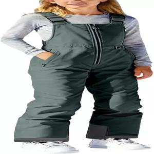 청소년 스노우 점프수트 여자 남자 스노우수트 바지 겨울 방풍 스키 오버롤 보온 주머니 포함