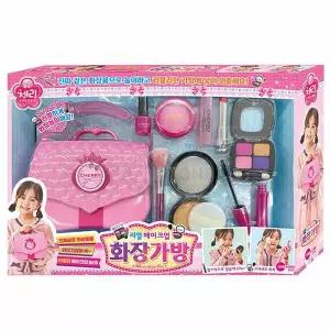 JMds 원앤원 미용놀이 체리 리얼 메이크업 화장가방 미용실 화장놀이 장난감