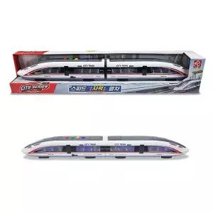 스피드 자력 열차 기차 후릭션 프리휠 미니카