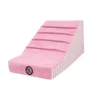 워시보드삼각스텝 아이보리핑크 U115661 강아지발판