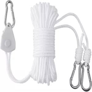 접이식 여행용 빨랫줄 펄리 캠핑용 길이 조절 자외선 차단 크루즈 의류 라인 야외용 휴대용 세탁 천 건조