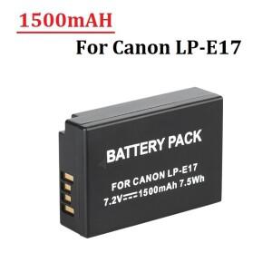 1500mAh 배터리 LP-E17 LP E17 캐논 EOS R8 R10 R50 RP M3 M5 M6 77D 750D 800D 카메라