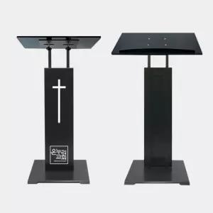 국산 아크릴 안내 간판 학교 발표 사회 강연대 600x450 사회자용 연회장용 단상