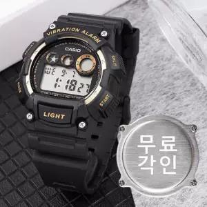 무료각인 카시오 W-735H-1A2 스포츠 남자우레탄시계 d