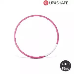 업앤쉐이프 스플릿훌라후프18마디STEP1(핑크)/다이어트/복근/헬스/미니/스마트/지압/훌라후프/어린이