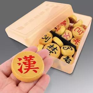 육형제 고급 고급장기알 나무 장기알 육형제장기말 양면 장기말 우드장기