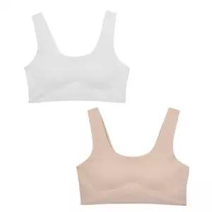 (피엔알) 주니어 프리컷팅 베이직 컬러 인견 소재 1단계 스포츠브라
